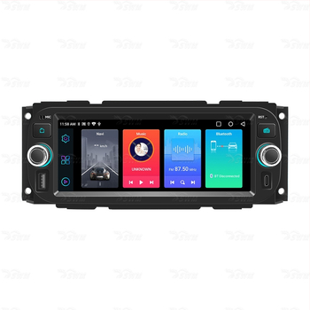 Display navigațional cu CarPlay wireless pentru Chrysler Grand Voyager (2000–2010), ecran tactil, alimentare 12–14.4V, 60W×4
