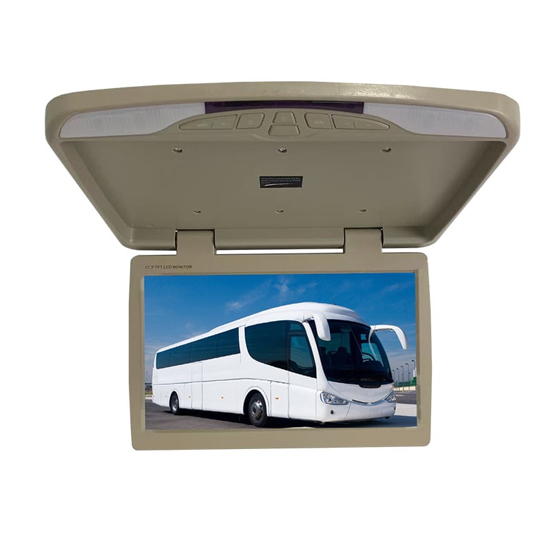 Stropni auto monitor s dvostrukim AV ulazom, LCD, rezolucija 1440x900, model Yj-1738v, težina 3,5 kg