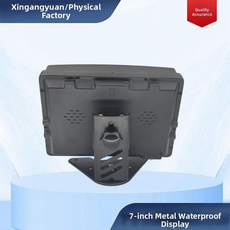 Carcasă monitor LCD pentru vehicul, aliaj de aluminiu, IP68 impermeabil, rezoluție 1024x600, intrare VGA/AHD, montaj cu suport