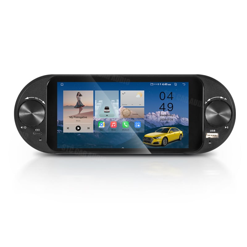 6-inčni CarPlay GPS navigator All-in-One s HD zaslonom 720x1440, opcije memorije: 2GB+32GB, 2GB+64GB ili 4GB+64GB, napajanje 12V, 4x45W, 2.5D kaljeno staklo
