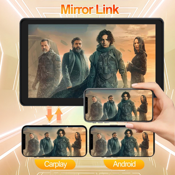 Οθόνη προσκέφαλου αυτοκινήτου με IPS LCD, Android, plug-in headrest display, ανάλυση 1280x740