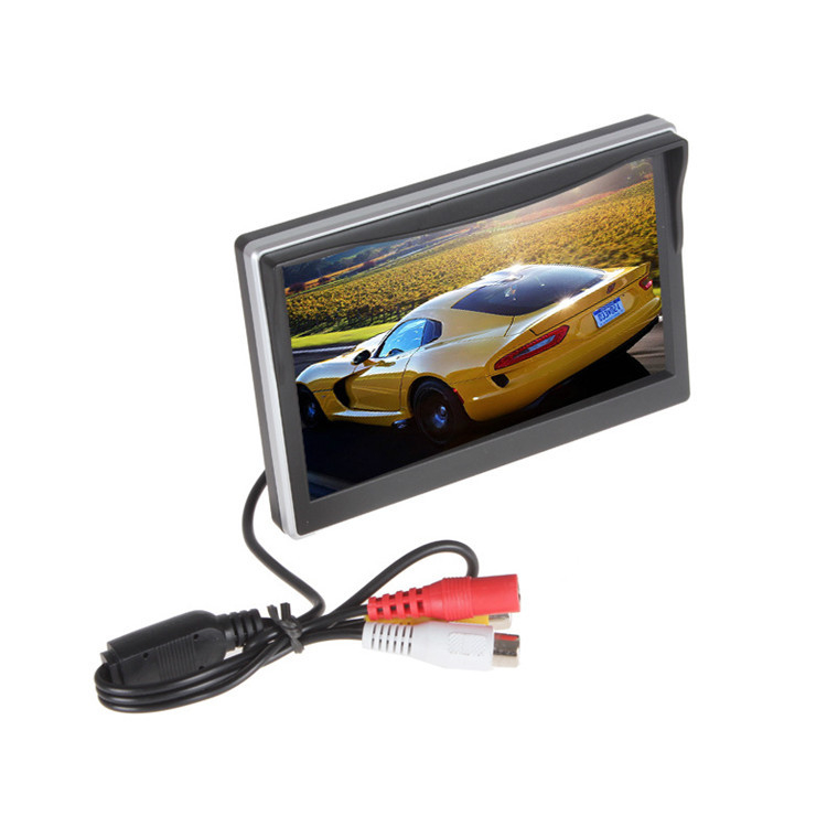 Automobilski LCD zaslon D661 s bežičnim transmiterom za stražnji prikaz, rezolucija 800x480, opća kompatibilnost