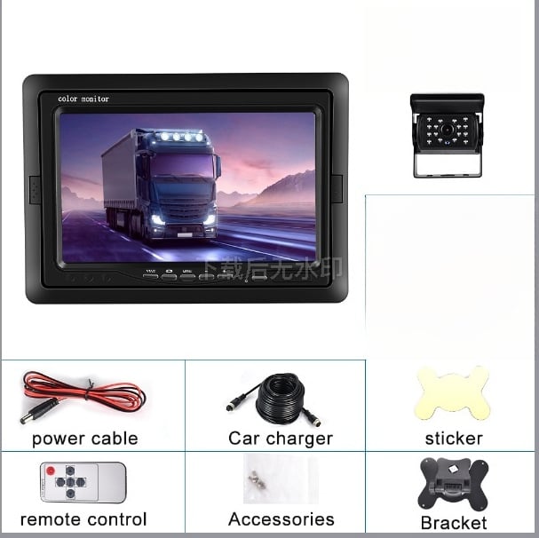 Zaslon za prikaz nazad vozila, Model 7003-2, LCD TFT, Razlučivost 1024x600, Ulaz AHD/CVBS/CVI/TVI