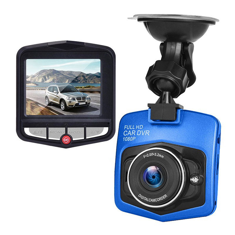 Auto dash cam s prednjom i stražnjom dvostrukom lećom, 2,4-inčni HD zaslon, 90° kut gledanja