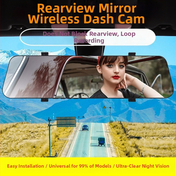 Sõiduki videoregistrator ees- ja taga kahekordse objektiiviga, 360° tsükliline salvestus, öine nägemine, 1080P video, 2GB mälu