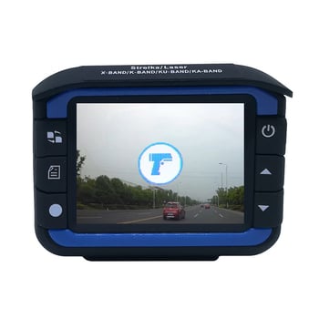 VG3 dvostruka funkcija dash cam s englesko-ruskim dvojezičnim sučeljem, radar brzine, 1080p, 140° kut gledanja, podrška TF kartici