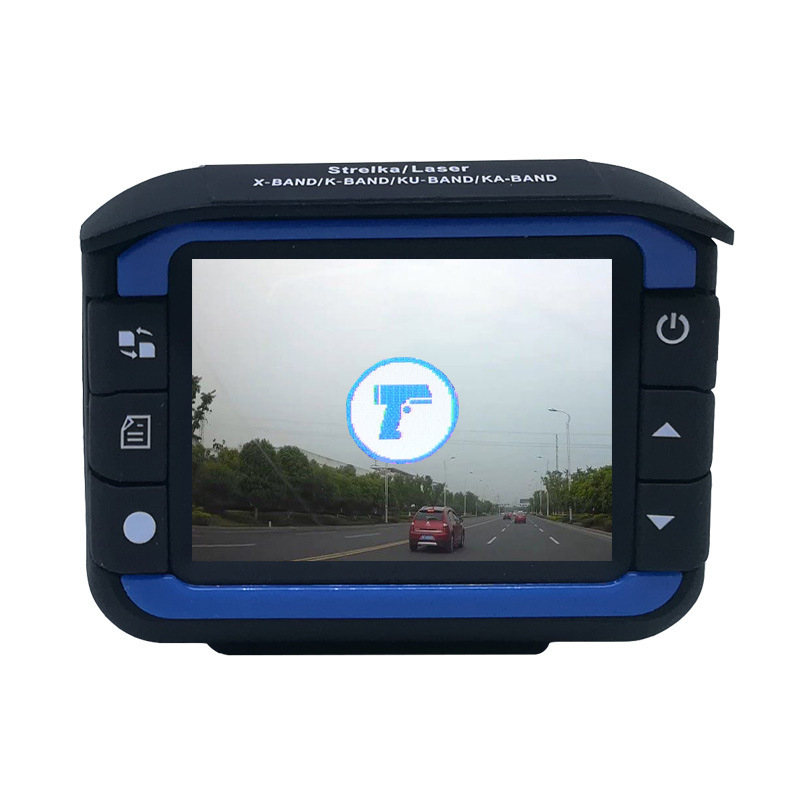 VG3 dvostruka funkcija dash cam s englesko-ruskim dvojezičnim sučeljem, radar brzine, 1080p, 140° kut gledanja, podrška TF kartici