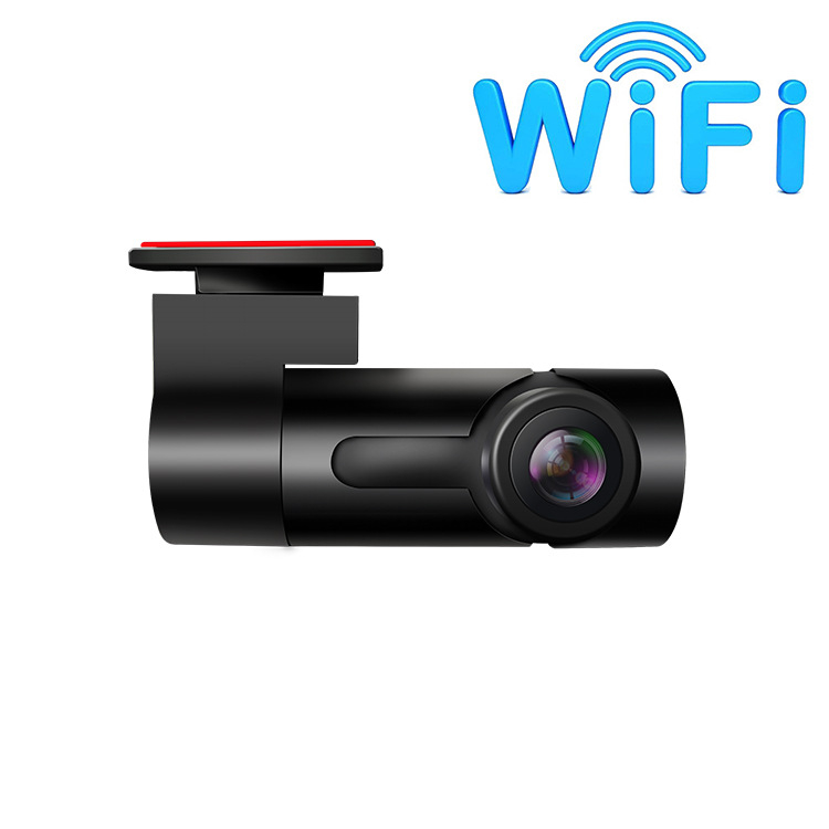 Auto dash cam s jednim objektivom — 140° široki kut, 720p, Wi‑Fi, ciklično snimanje, podrška TF kartici do 128GB
