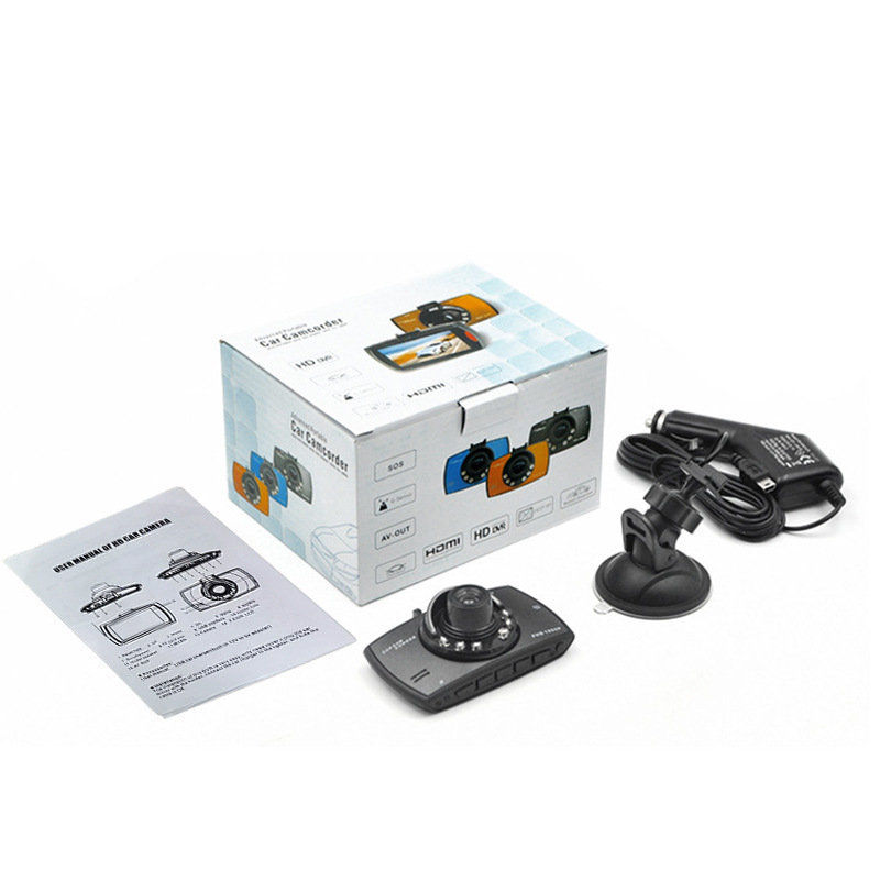 G30 dash cam s HD noćnim vidom, skrivenim unutarnjim monitorom, DVR