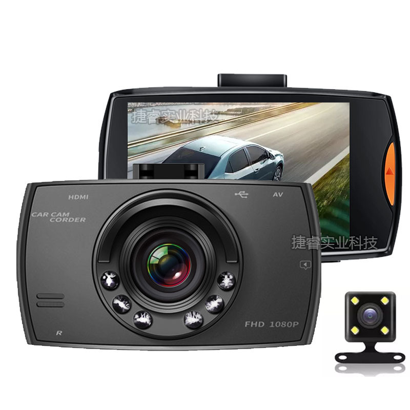 G30 dash cam s HD noćnim vidom, skrivenim unutarnjim monitorom, DVR
