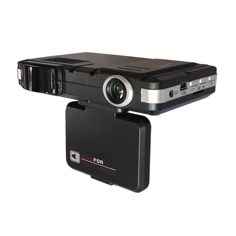 VG1 dash kamera s radar detektorom i upozorenjem na brzinu, 5MP, 140° vidno polje, do 32GB memorijske kartice, cikličko snimanje, USB sučelje