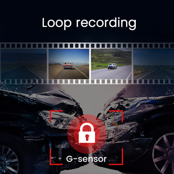 4G Android automobilni DVR s dvostrukim snimanjem (prednja i stražnja), 1440P, 170° širok ugao, ciklično snimanje, podrška TF kartici