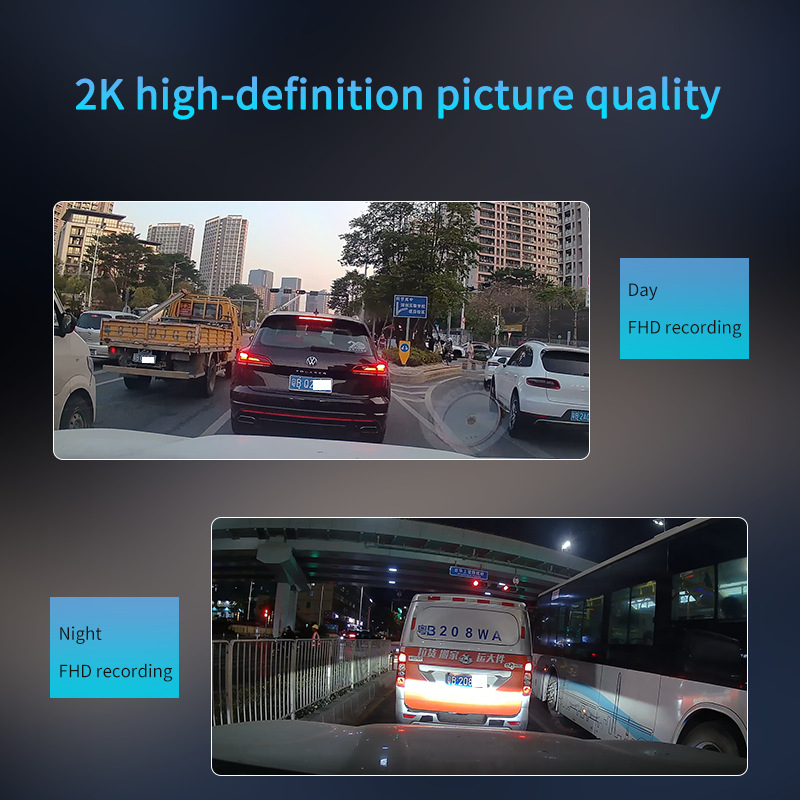 4G Android automobilni DVR s dvostrukim snimanjem (prednja i stražnja), 1440P, 170° širok ugao, ciklično snimanje, podrška TF kartici