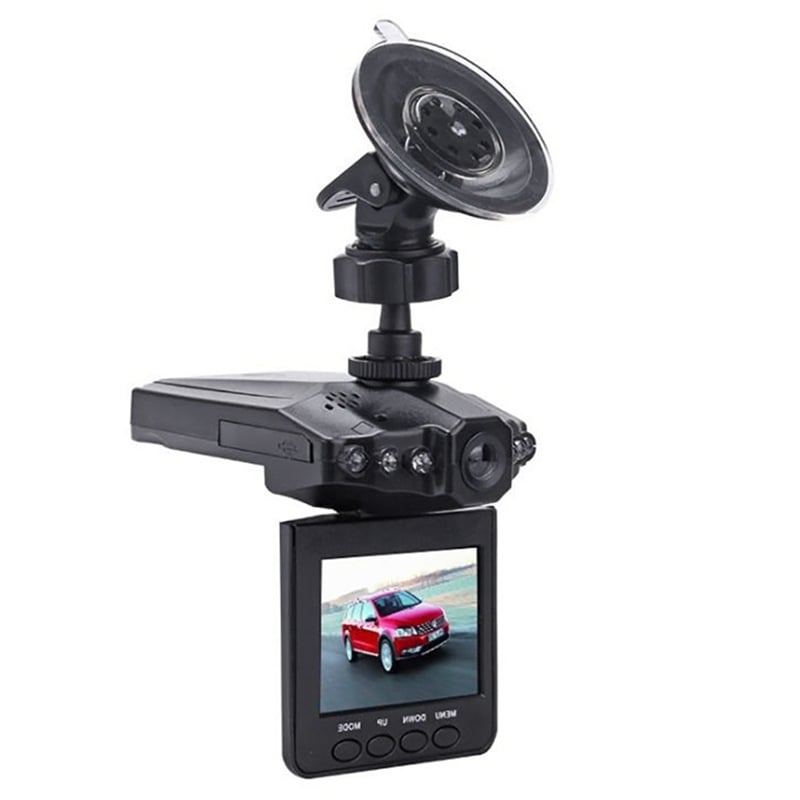 Auto dash cam H198F s infracrvenim noćnim vidom, 120° kut snimanja, 480p, petlja snimanja, USB sučelje, montaža na vjetrobran