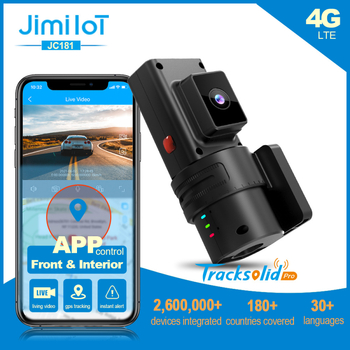 C181 Dash Cam cu cameră frontală și spate duală, video în timp real, GPS – 1080p