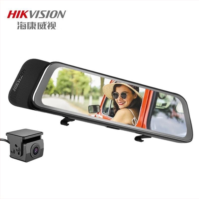 Hikvision N6 serija registratora za automobil s glasovnim upravljanjem, HD prednji i stražnji dvostruki zapis, 10-inčni dodirni zaslon