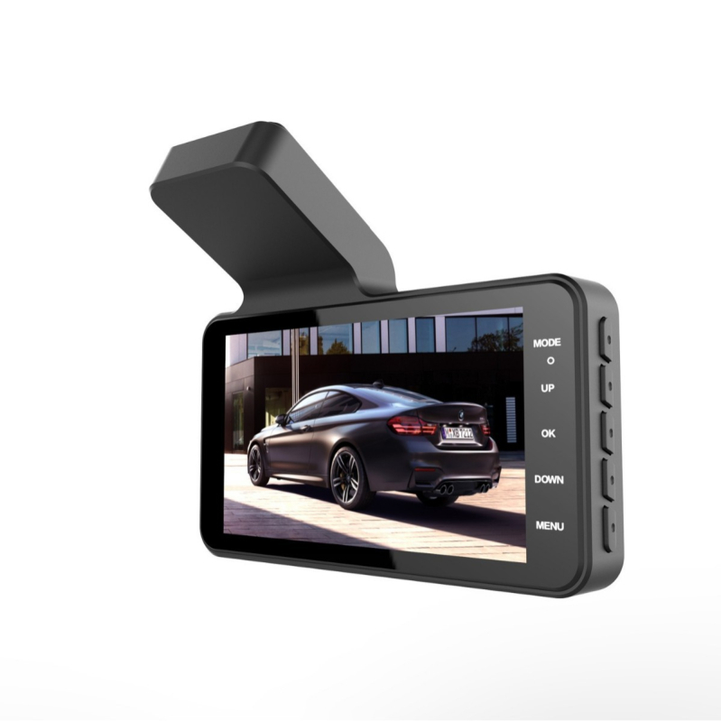 Dash cam cu lentile duale față-spate, 1080p HD viziune de noapte, unghi de 170°, WiFi