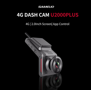 Automobilski dash cam s dvostrukim objektivom, 4G, Wi‑Fi, GPS navigacija, 1080p, prednja i stražnja snimka