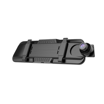 Skye Sky Eye auto dash cam s 10-inčnim zaslonom, streamingom medija, glasovno upravljanje, prednja i stražnja dvostruka snimka, 4K HD