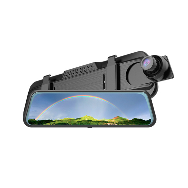 Skye Sky Eye auto dash cam s 10-inčnim zaslonom, streamingom medija, glasovno upravljanje, prednja i stražnja dvostruka snimka, 4K HD