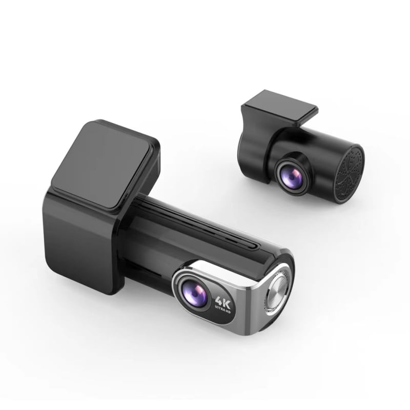 4K dash cam s prednjim i stražnjim snimanjem, 2K stražnja kamera, GPS, noćni način i Wi‑Fi