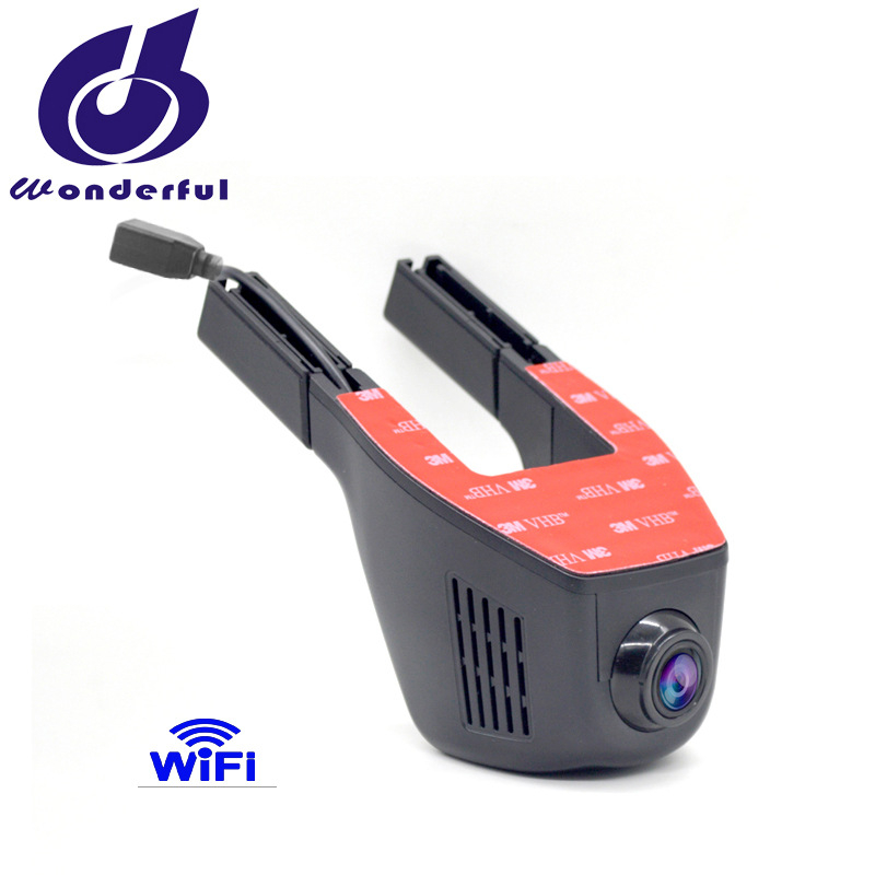 Skrivena WiFi dash cam, 1080p, 150° kut gledanja, petlja snimanja, bez zaslona