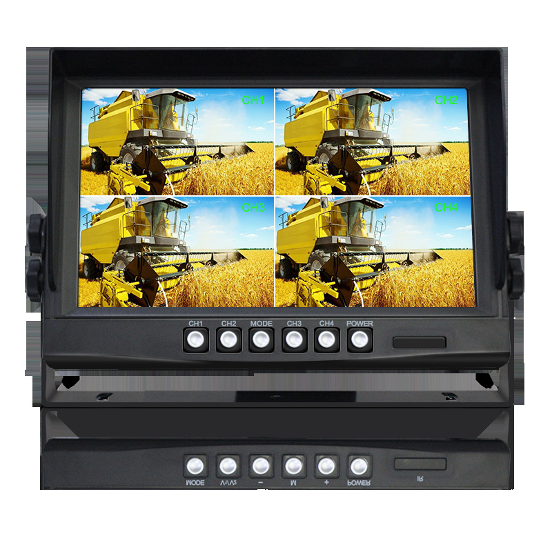 Che Baite 4-kanalni auto DVR s 9-inčnim zaslonom, 1080p, 170° široki kut gledanja, snimanje na TF karticu, prednje i stražnje video