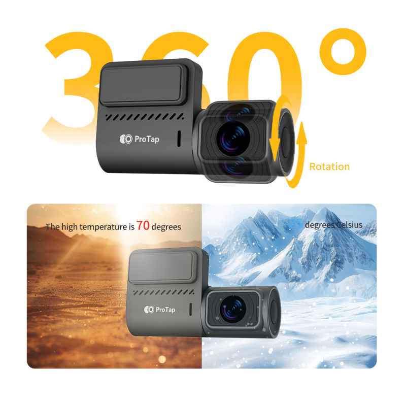 Noćna vizija automobilne kamere M1: 1080p, 140° široki kut, petlja snimanja, Bluetooth i Wi‑Fi, podrška TF kartice