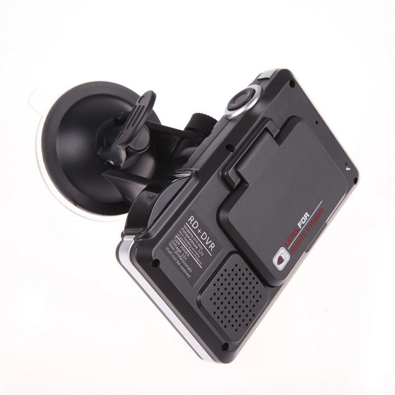 Radar-detektor i dash cam 2-u-1 s 1080p, 140° širokokutni, 4-inčni zaslon, podpora radara, ciklično snimanje do 32 GB
