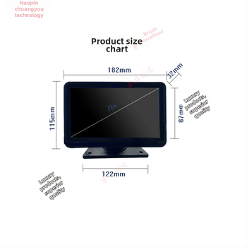 MP5 all-in-one palubný záznamník s šesťkanálnym monitorovaním slepých zón, AHD kamera, skvelá nočná vízia – 170° uhol záberu, F2.8, 1080p, 2 MP