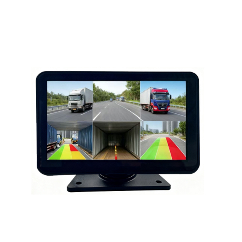 MP5 All-in-One registrator auto cu monitorizare pentru unghiuri moarte în 6 direcții, cameră AHD – viziune de noapte superioară – unghi de fotografiere 170°, diafragma F2.8, 1080p, 2 MP