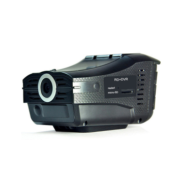 VG3 dash cam s radar detektorom – 140° kut snimanja, 1080p, 2,31 inča zaslon, petlja snimanja, USB, montaža na prednje staklo