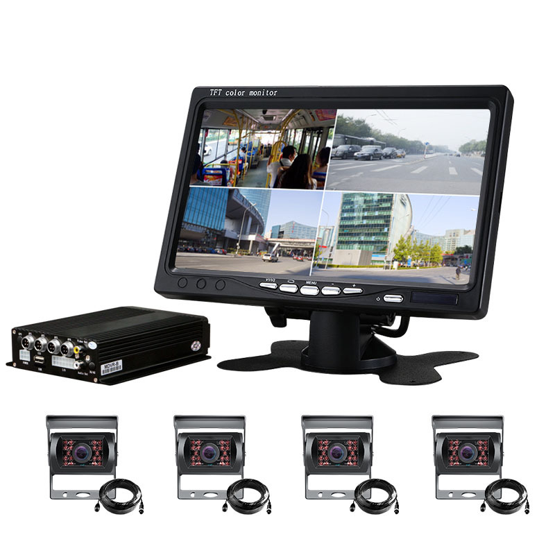 4-kanalni DVR za vozilo, 1080p, 120° širokokutni objektiv, podržava TF karticu do 128GB, HDMI/AV izlazi, pohrana 4–14 dana
