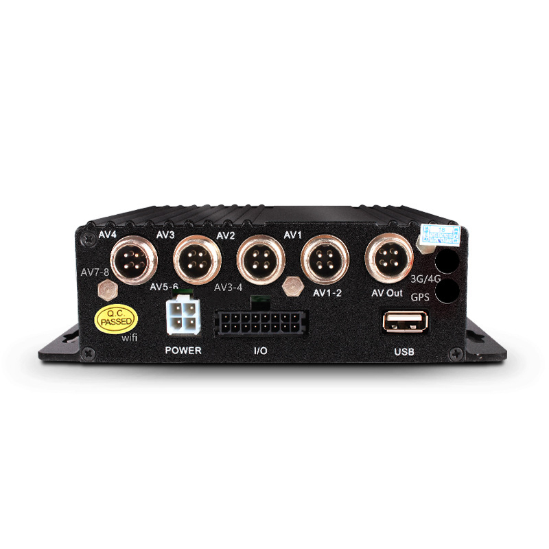 4-kanalni DVR za vozilo, 1080p, 120° širokokutni objektiv, podržava TF karticu do 128GB, HDMI/AV izlazi, pohrana 4–14 dana