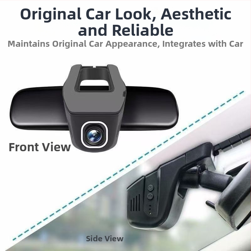 4K skrivena automobilna kamera s Wi‑Fi i povezivanjem na telefon, napajanje ACC/USB, jednokanalsko ili dvokanalsko snimanje