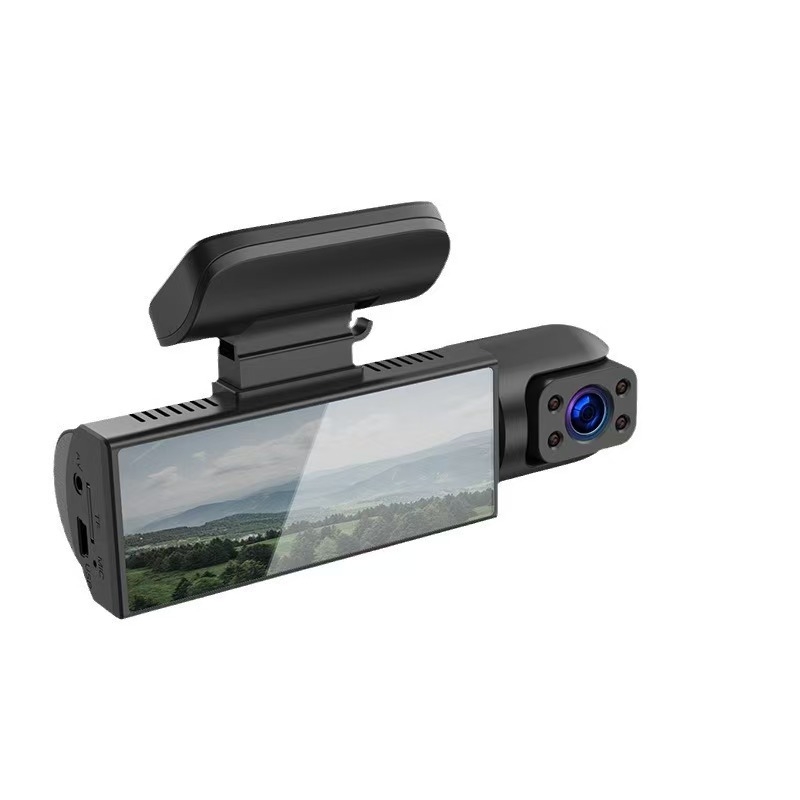 V9 auto DVR s 3 lećama, HD noćni snimak, Wi‑Fi i povezanost s telefonom