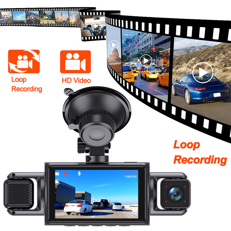 4-kanalna WiFi HD kamera za automobil s infracrvenim noćnim vidom i povezanostju s pametnim telefonom, 170° široki kut pogleda