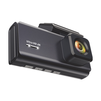 4K-s autó DVR kettős lencsével, elő- és hátsó kamera, éjszakai látás, Wi‑Fi, 170°-os látómező