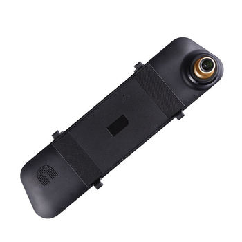 Hátsó tükrös autós dashcam éjszakai látással, 1080p, 140° látószög, 4,3 hüvelykes LCD, ciklikus felvétel és parkolás-monitorozás