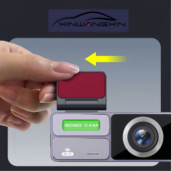 Autó Dash Cam ADAS-sal, 4K+2K, elő- és hátsó felvétel, Wi‑Fi, 170° látószög