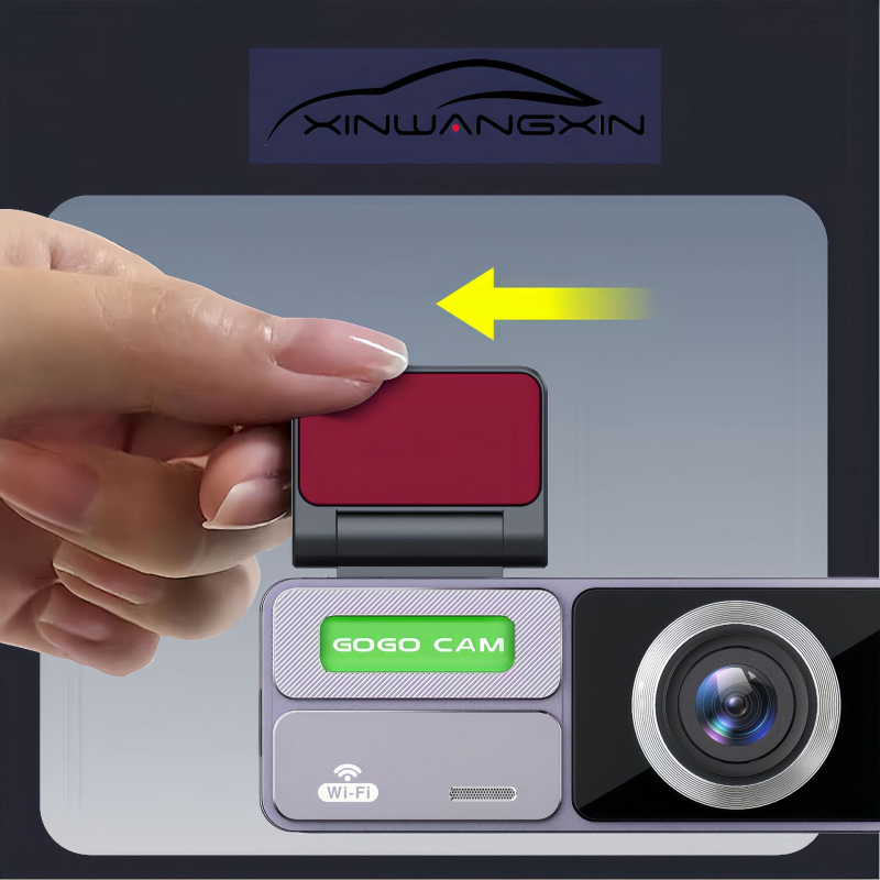 Autó Dash Cam ADAS-sal, 4K+2K, elő- és hátsó felvétel, Wi‑Fi, 170° látószög