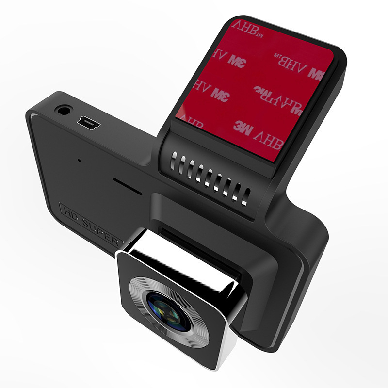 4-inčni skriveni dashcam s dvostrukim objektivom, 1080p, HD noćno snimanje i slika za vožnju unatrag
