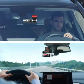 Automobilska dash cam s dvostrukim snimanjem prednje/stražnje, 1080p, 170° široki kut, 3,0 inčni zaslon, cikličko snimanje 4–6 sati, WiFi