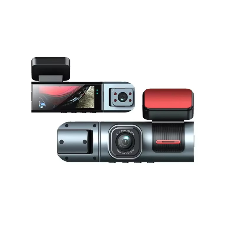 Automobilska dash cam s dvostrukim snimanjem prednje/stražnje, 1080p, 170° široki kut, 3,0 inčni zaslon, cikličko snimanje 4–6 sati, WiFi