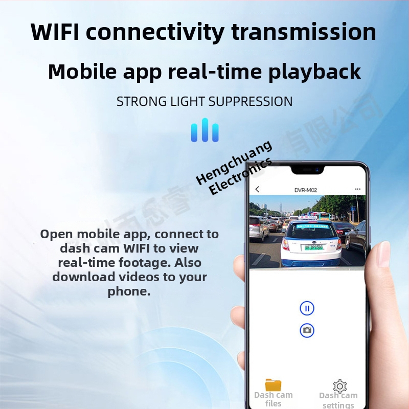 Geely Panda camera de bord, 2160P, unghi de vizualizare 150°, înregistrare ciclică cu vedere de noapte, transfer USB, suport TF card