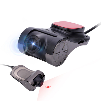 USB Android središnji sustav za navigaciju u automobilu s dashcamom, 1080p snimanje, 170° objektiv, snimanje u petlji, noćni vid i ADAS