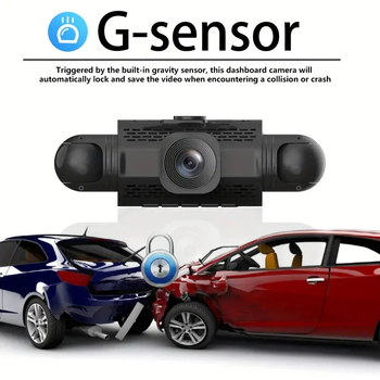 Automobilski DVR s četiri leće, 1080P HD, infracrveno noćno snimanje, prednje i stražnje snimanje, 140° široki kut