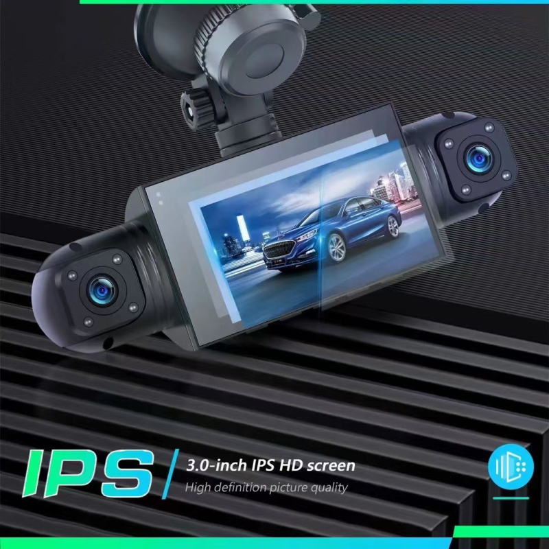 Automobilski DVR s četiri leće, 1080P HD, infracrveno noćno snimanje, prednje i stražnje snimanje, 140° široki kut