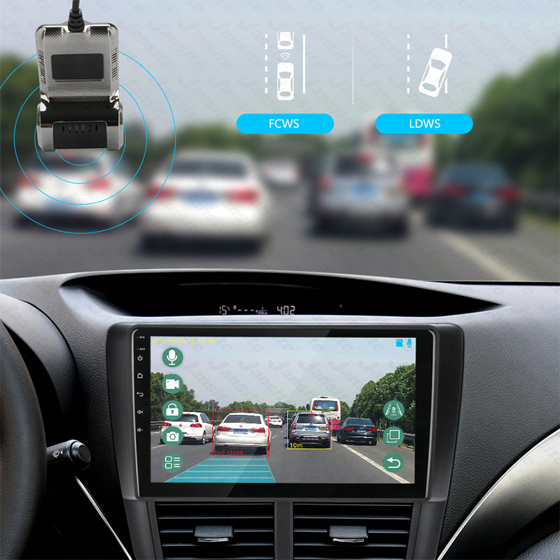 Android dash cam s AR navigacijom i Gaode kartom, ADAS, 1080p