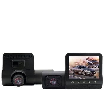 M80 skriveni auto DVR s 3 kamere, 1080P, 140° vidno polje, F2.0 objektiv, TF kartica do 64GB